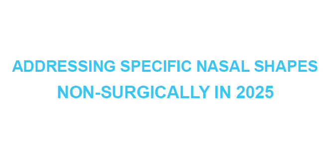 ADDRESSING SPECIFIC NASAL SHAPES NON-SURGICALLY IN 2025