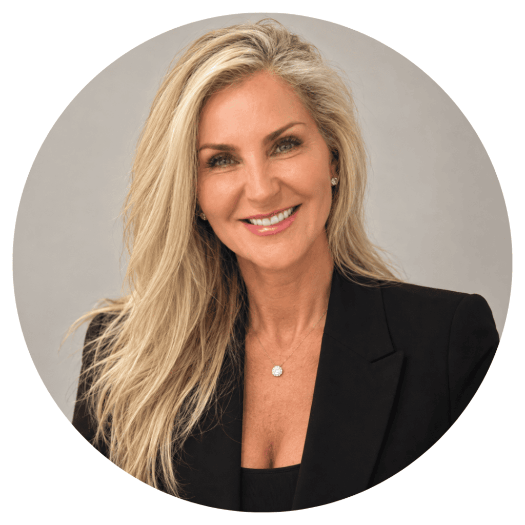 Professional woman with long blonde hair smiling, representing My Cosmetic Clinic team.