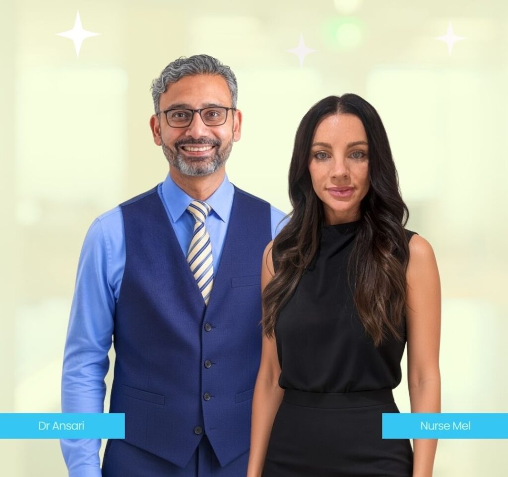 Dr Ansari and Nurse Mel servicing Narellan South West Sydney